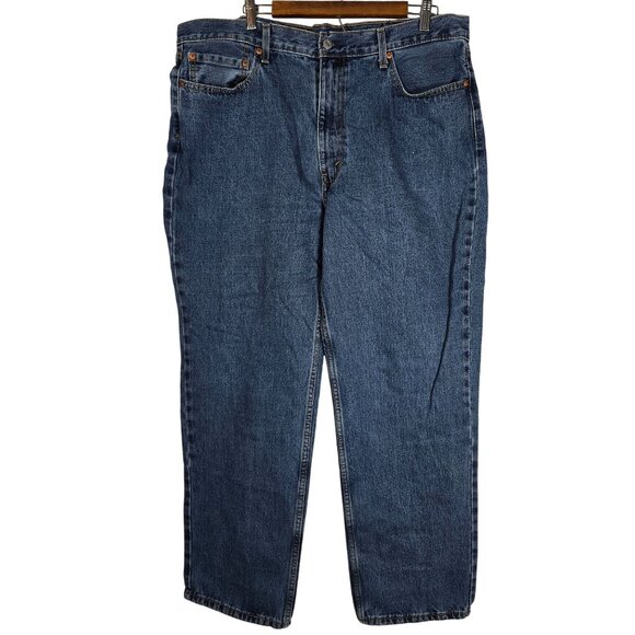 Levis 550 Blue Jeans Size 40X32 Men's Straight Leg Denim 2018 - Picture 2 of 7